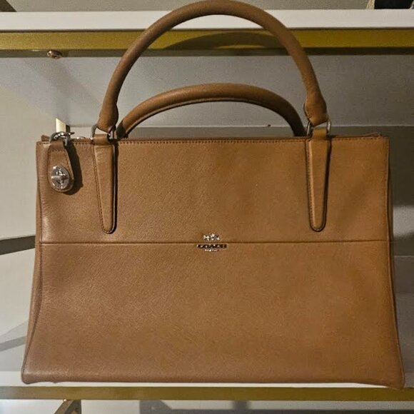 Coach Surrey Saffiano Carryall - Picture 1 of 11